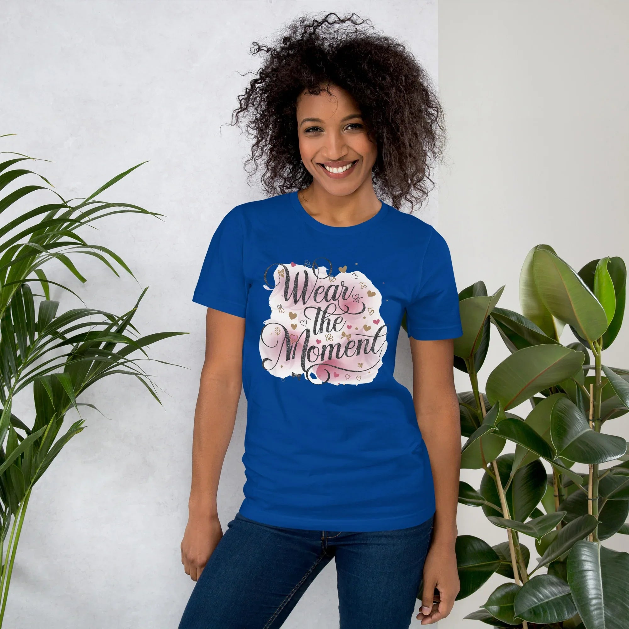 Women's T-Shirt | Wear The Moment True Royal Women's t-shirt AwRans Clothing unisex-staple-t-shirt-true-royal-front-679a4783e9f55