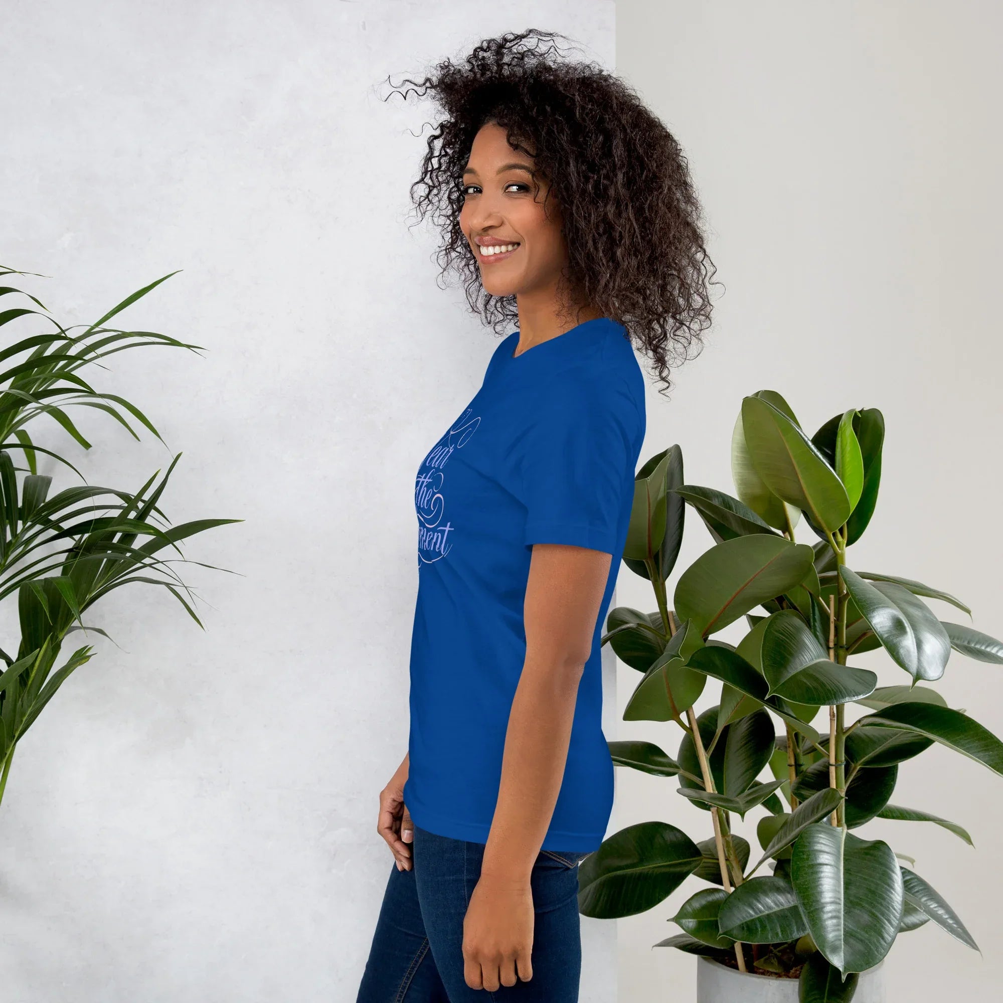 Women's T-Shirt | Wear The Moment Women's t-shirt AwRans Clothing unisex-staple-t-shirt-true-royal-left-6799e652b7479