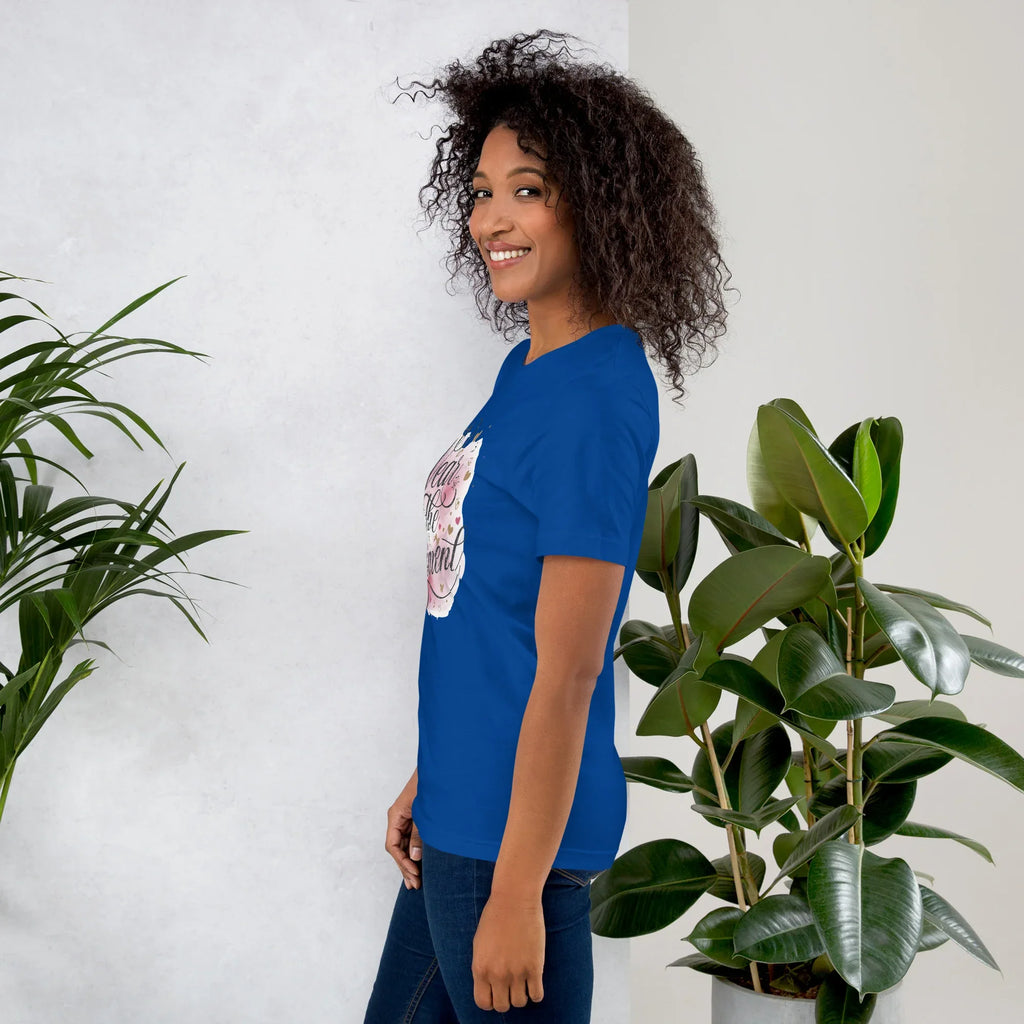 Women's T-Shirt | Wear The Moment Women's t-shirt AwRans Clothing unisex-staple-t-shirt-true-royal-left-679a4783f1212