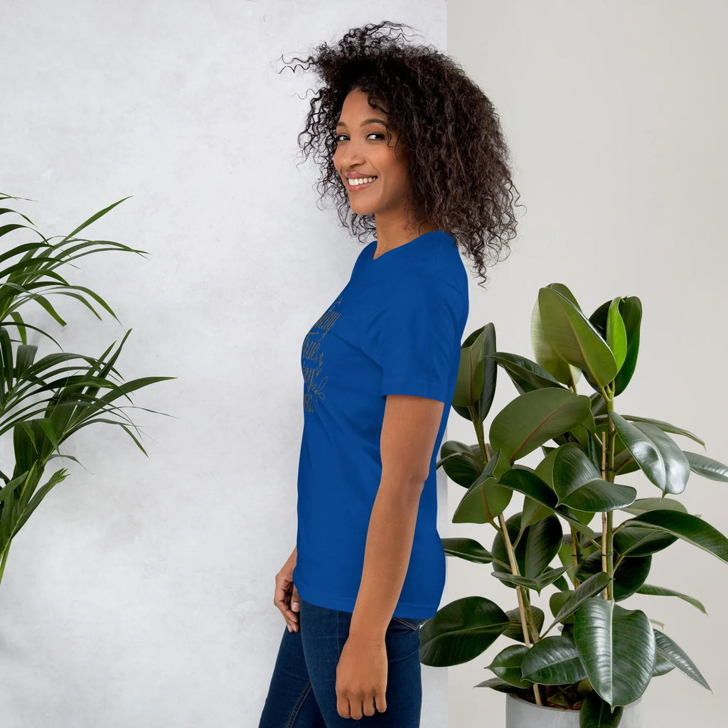 Women's T-Shirt | Stay True,Stay You. Women's t-shirt AwRans Clothing unisex-staple-t-shirt-true-royal-left-679bbce14b540