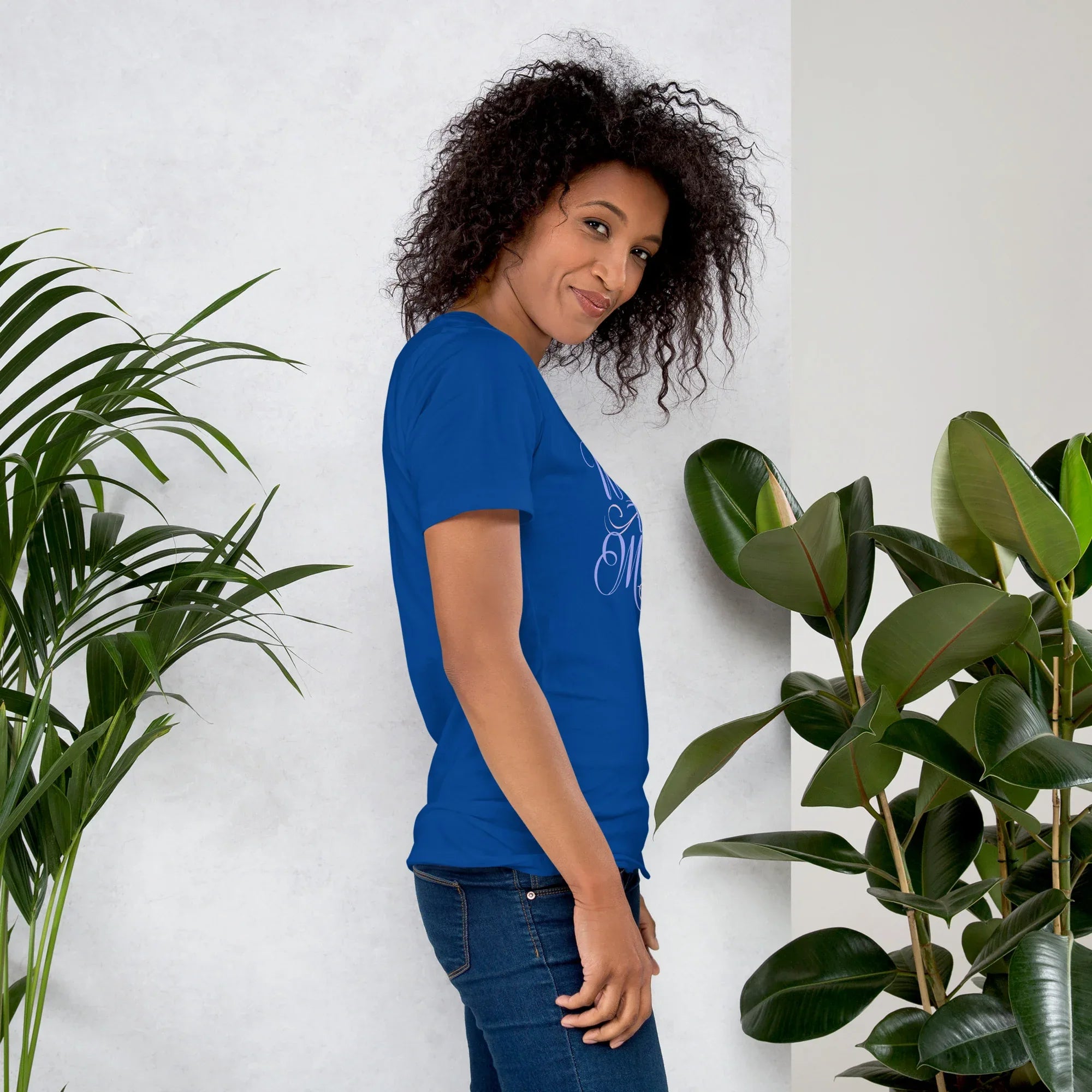 Women's T-Shirt | Wear The Moment Women's t-shirt AwRans Clothing unisex-staple-t-shirt-true-royal-right-6799e652bad9b