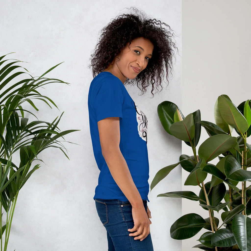 Women's T-Shirt | Create Your Own Vibe Women's t-shirt AwRans Clothing unisex-staple-t-shirt-true-royal-right-679bc03b8043e