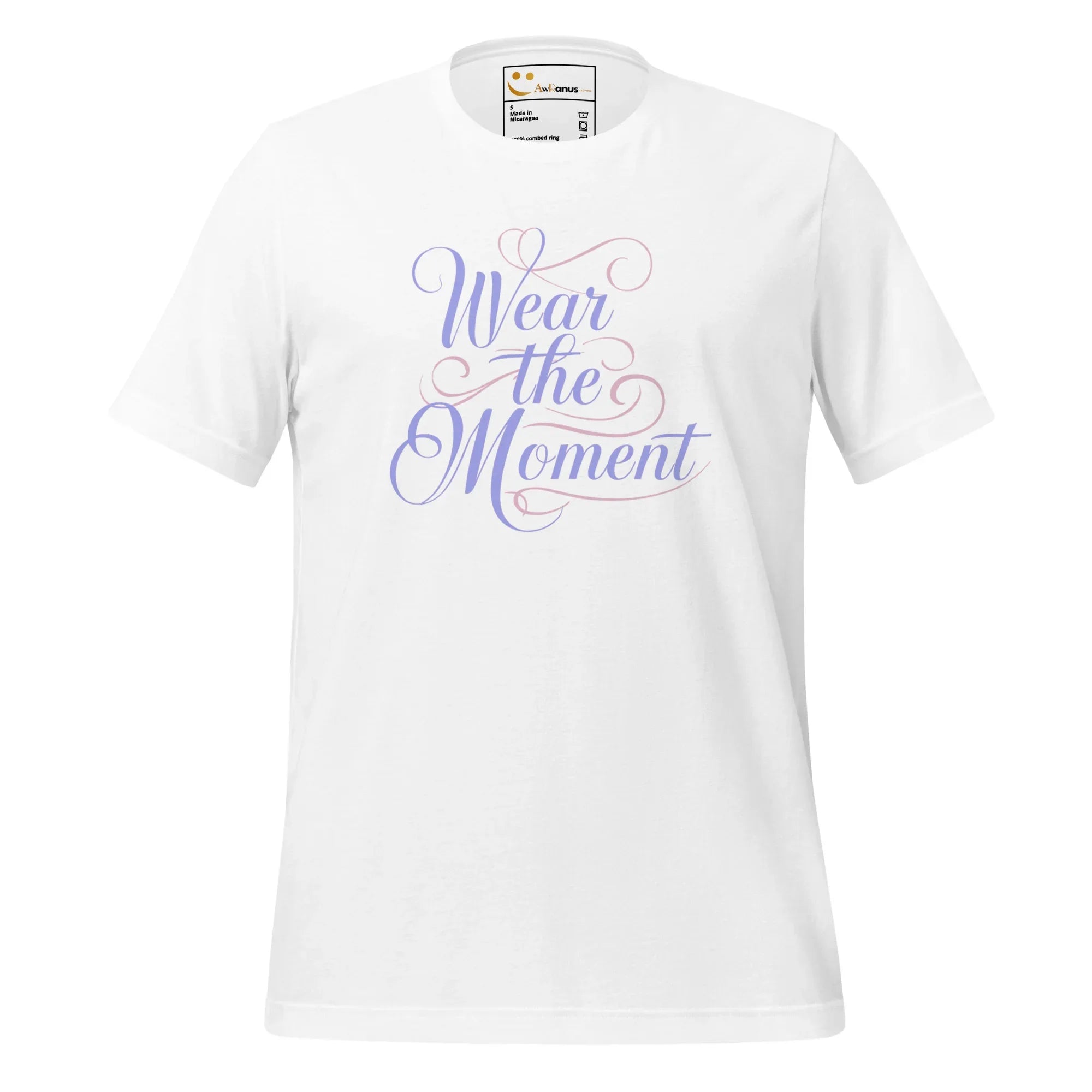 Women's T-Shirt | Wear The Moment Women's t-shirt AwRans Clothing unisex-staple-t-shirt-white-front-6799e65285543