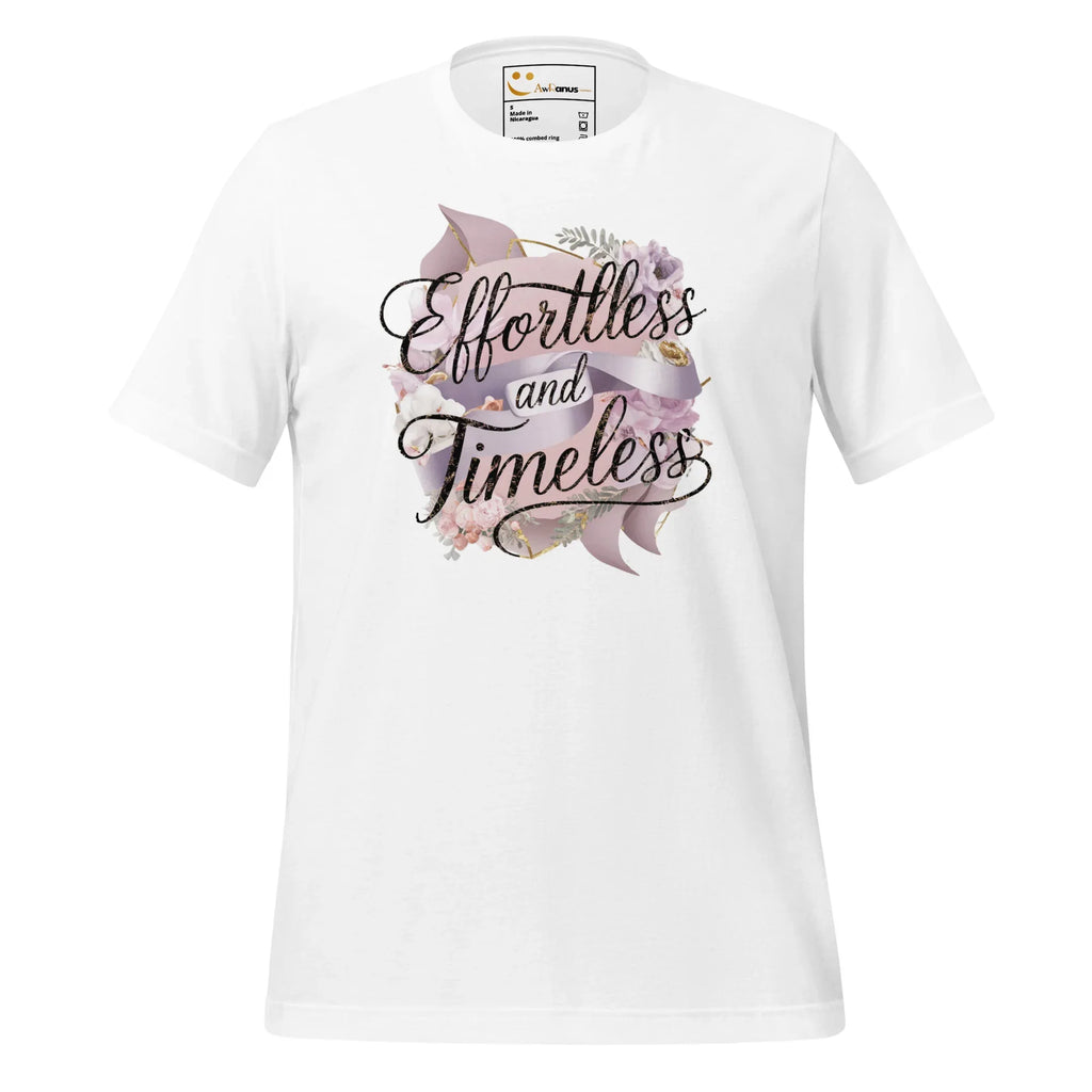 Women's T-Shirt | Effortless And Timeless Women's t-shirt AwRans Clothing unisex-staple-t-shirt-white-front-679a43e3ef091