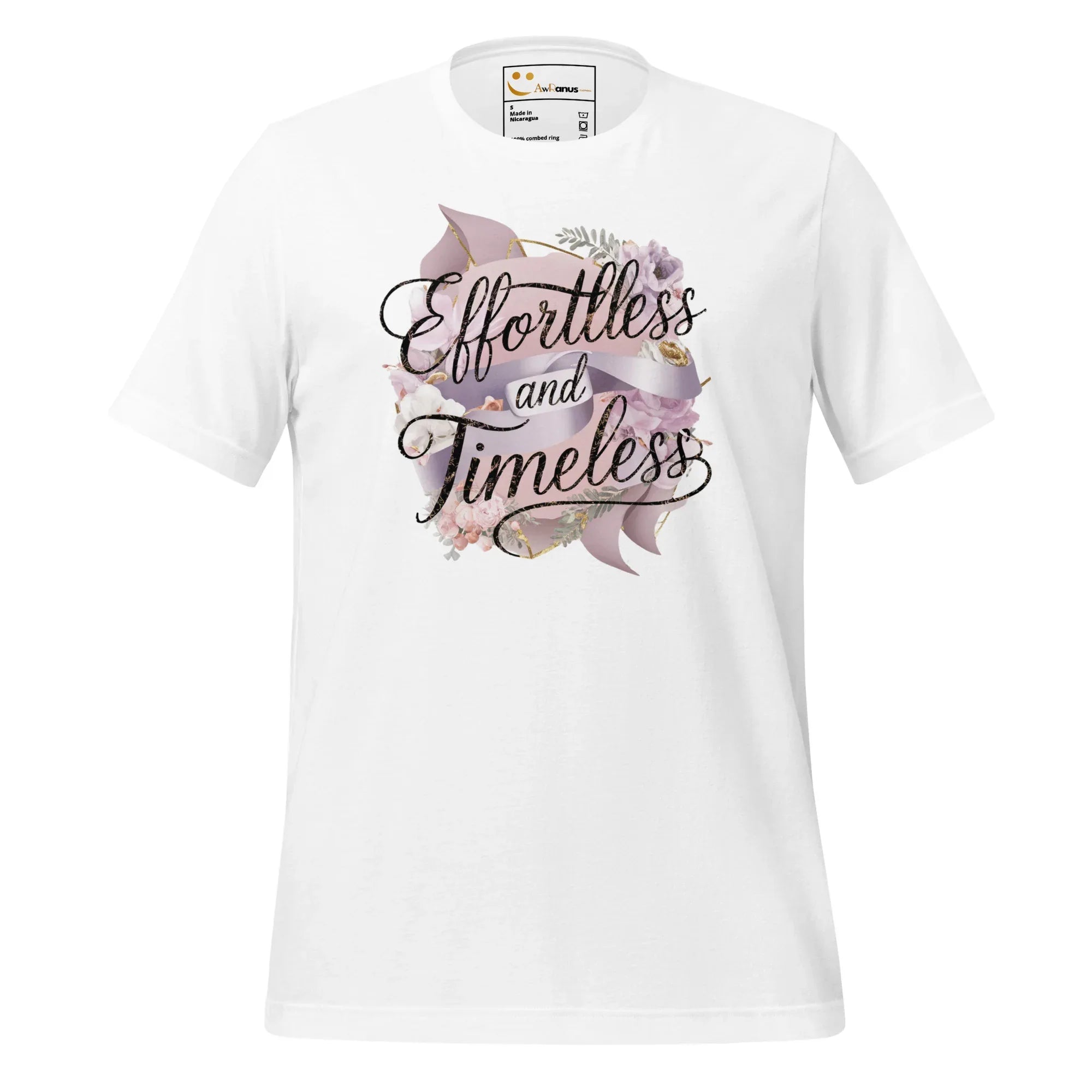 Women's T-Shirt | Effortless And Timeless Women's t-shirt AwRans Clothing unisex-staple-t-shirt-white-front-679a43e3ef091