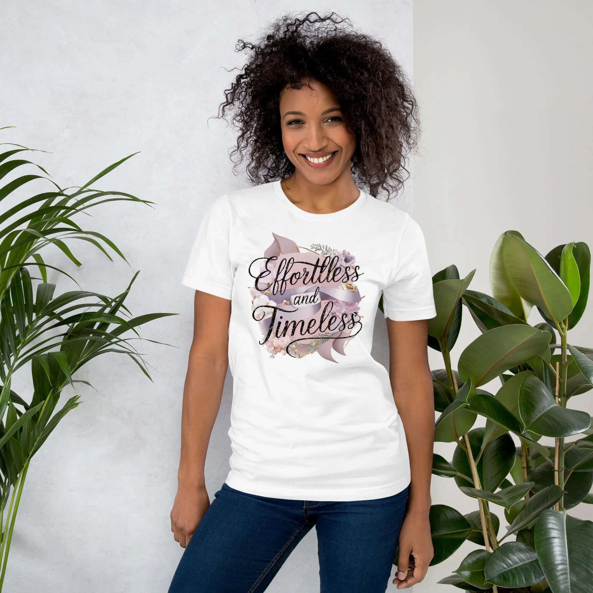 Women's T-Shirt | Effortless And Timeless White Women's t-shirt AwRans Clothing unisex-staple-t-shirt-white-front-679a43e51bdd8