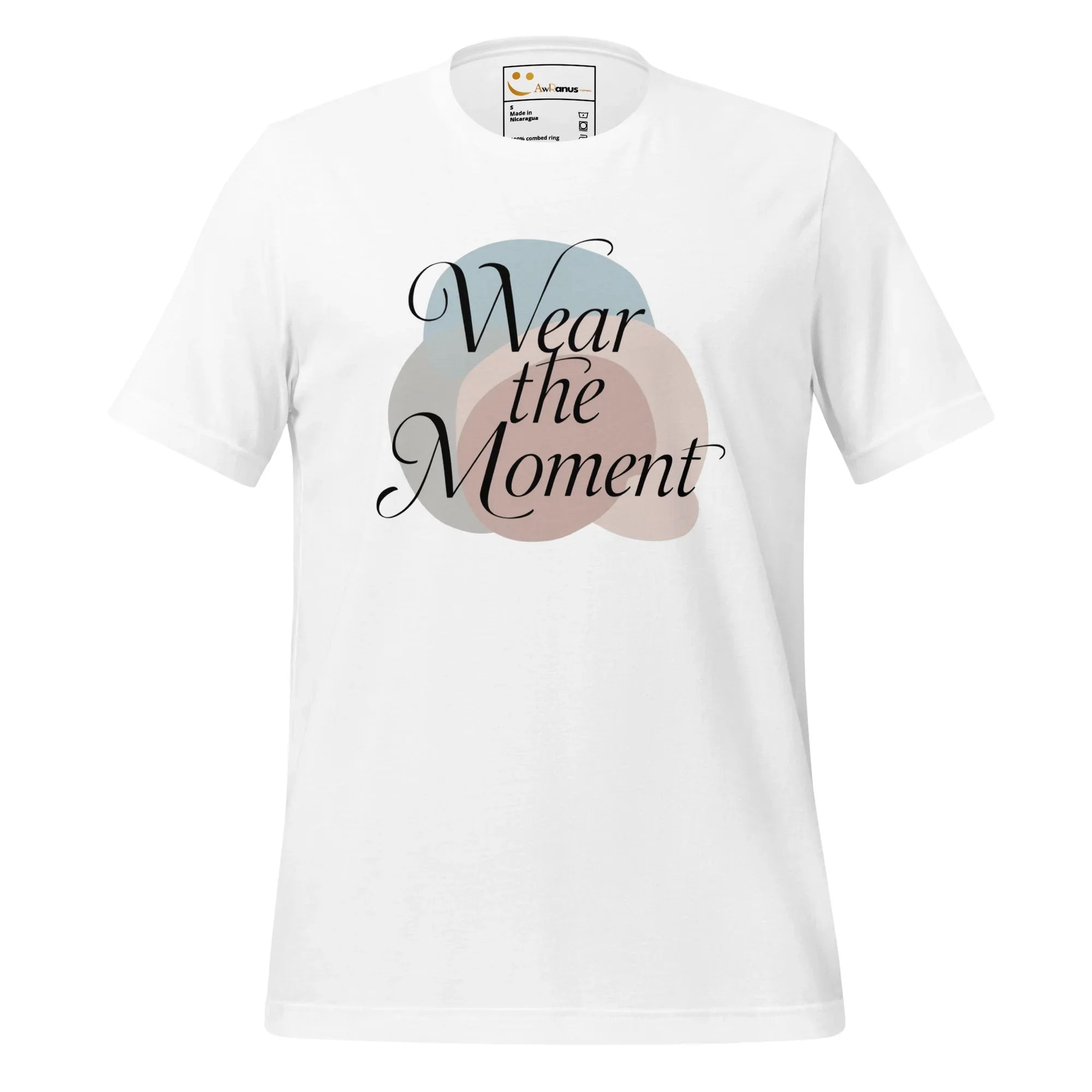 Women's T-Shirt | Wear The Moment Women's t-shirt AwRans Clothing unisex-staple-t-shirt-white-front-679a490a1678c