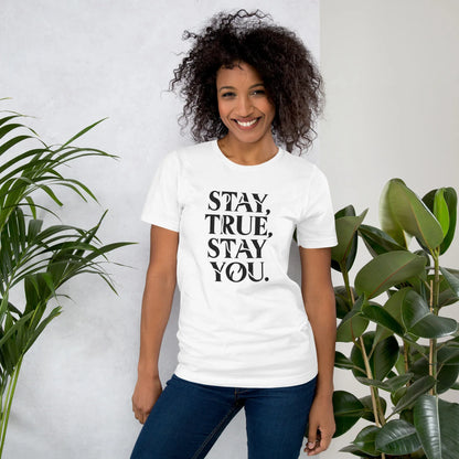 Women's T-Shirt | Stay True,Stay You. - AwRans Clothing