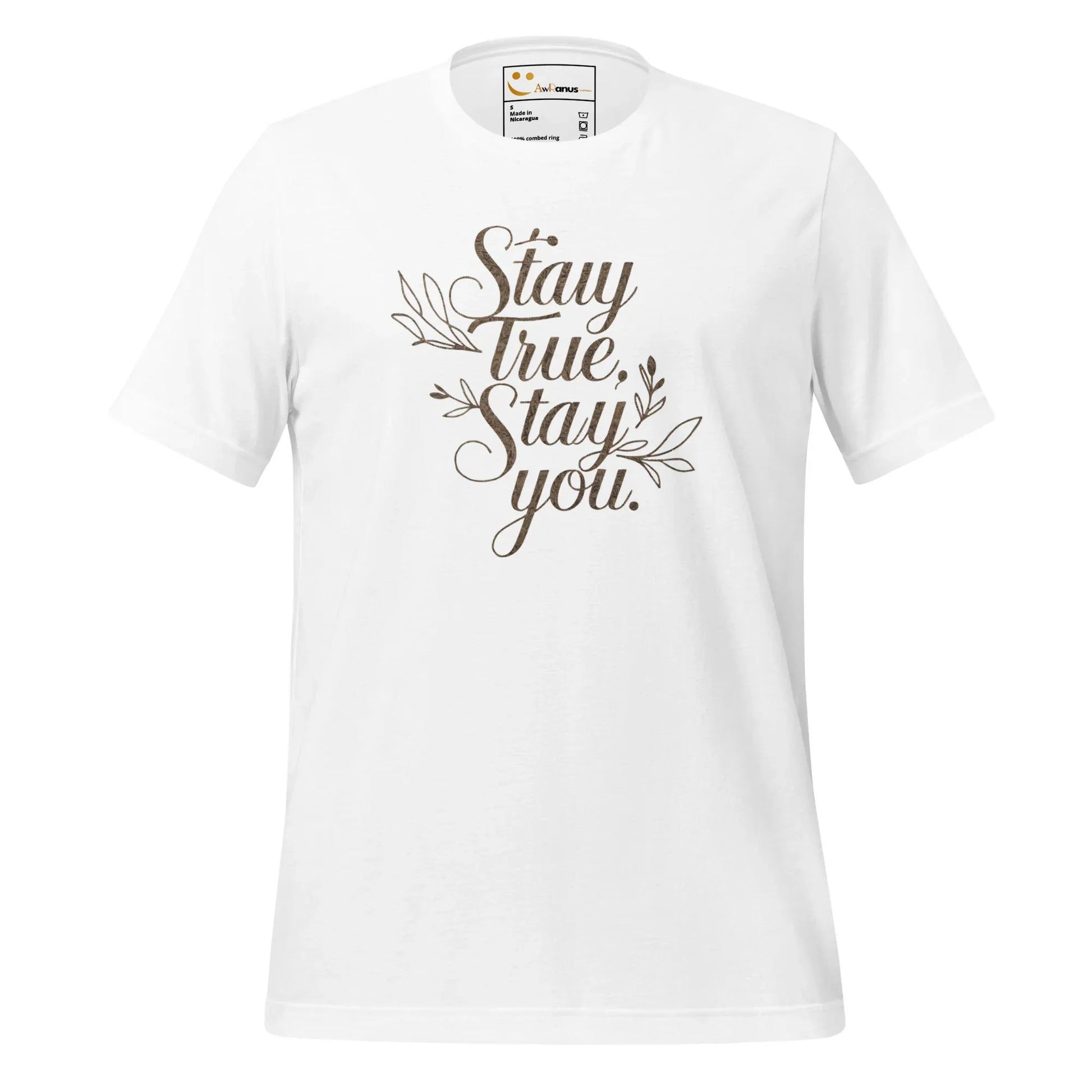 Women's T-Shirt | Stay True,Stay You. - AwRans Clothing