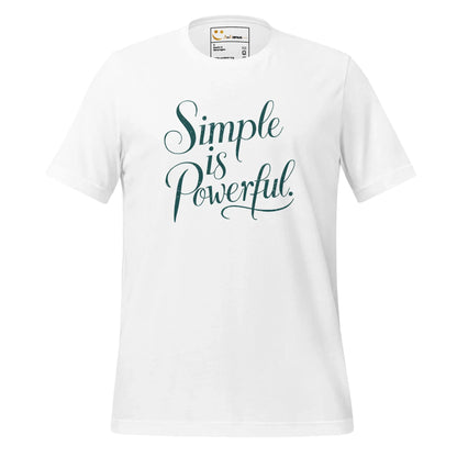Women's T-Shirt | Simple Is Powerful - AwRans Clothing