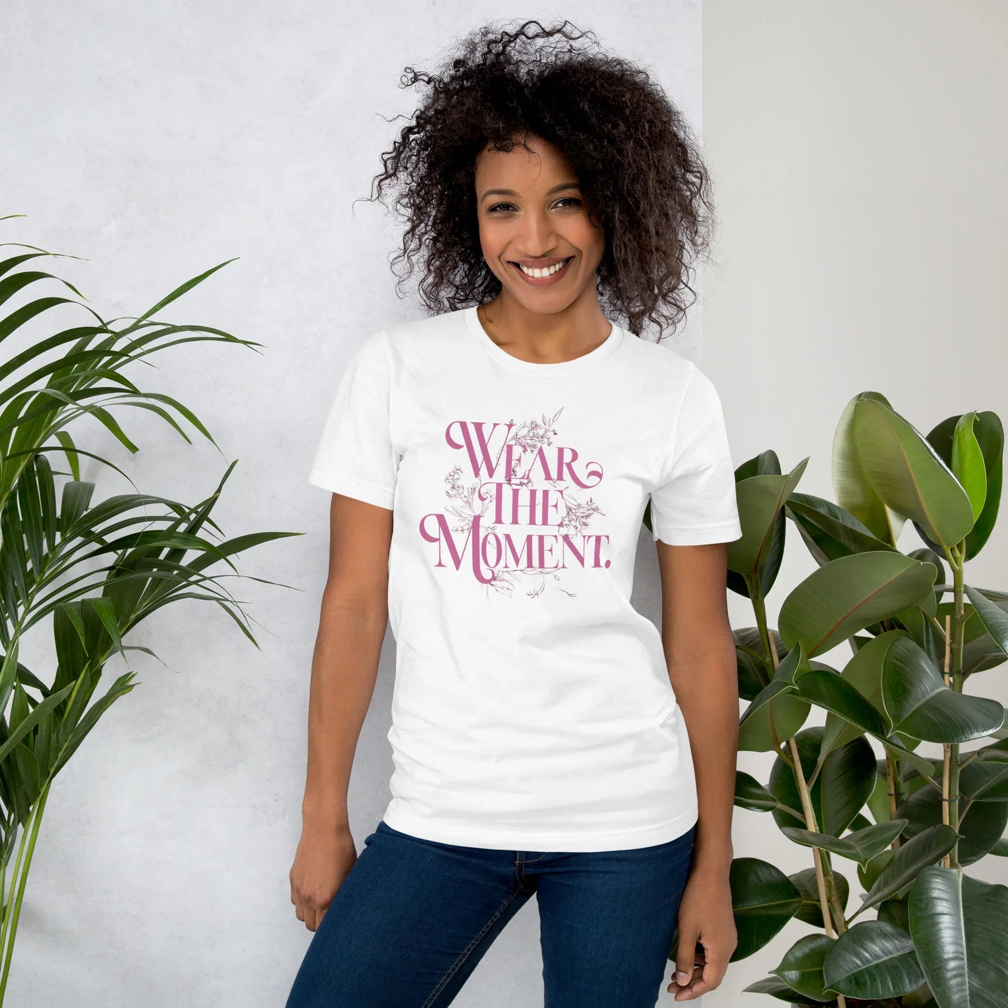 Women's T-Shirt | Wear The Moment White Women's t-shirt AwRans Clothing unisex-staple-t-shirt-white-front-679bddbf1827c