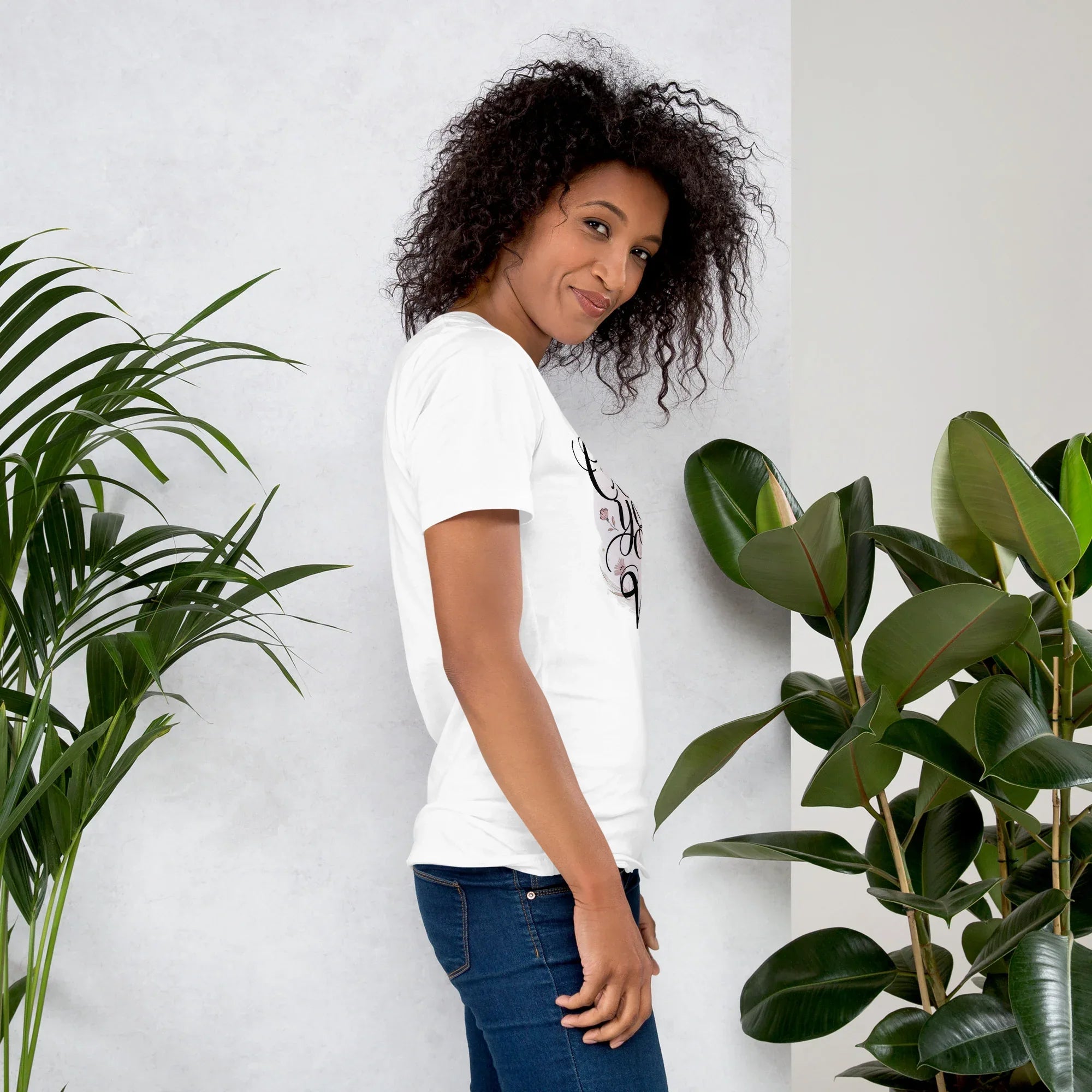 Women's T-Shirt | Create Your Own Vibe Women's t-shirt AwRans Clothing unisex-staple-t-shirt-white-right-679bc03da7635