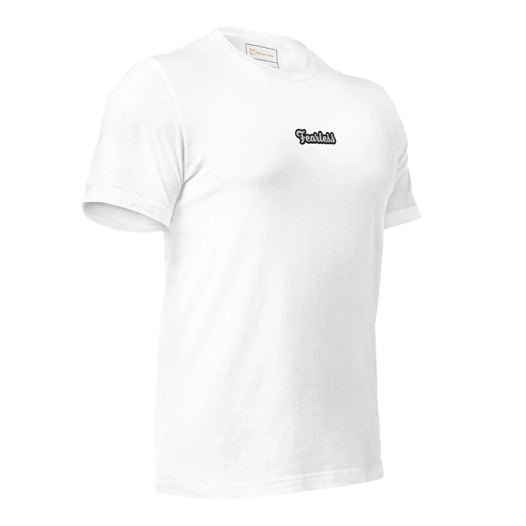 Unisex | Fearless T-Shirt t-shirt AwRans Clothing unisex-staple-t-shirt-white-right-front-674b71842309c