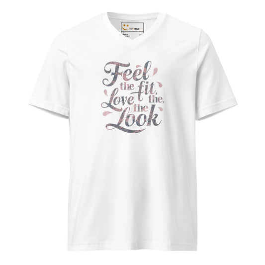 Women's Short Sleeve V-Neck T-Shirt | Feel The Fit Love The Look - AwRans Clothing