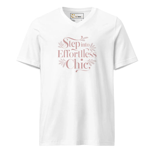 Women's Short Sleeve V-Neck T-Shirt | Step Into Effortless Chic - AwRans Clothing