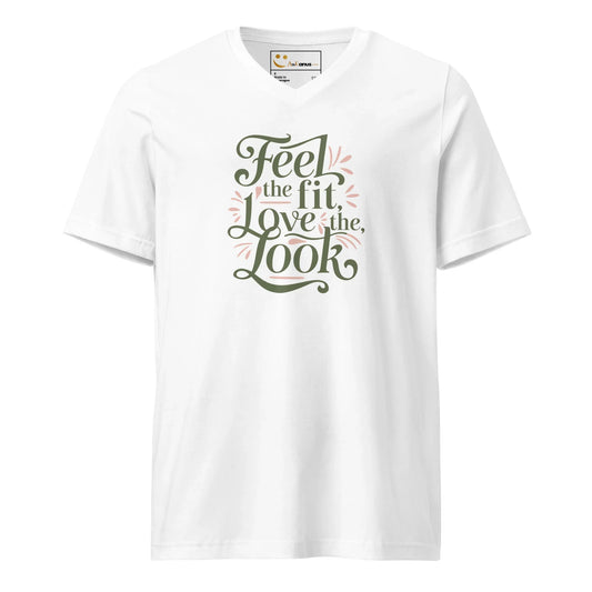 Women's Short Sleeve V-Neck T-Shirt | Feel The Fit Love The Look - AwRans Clothing