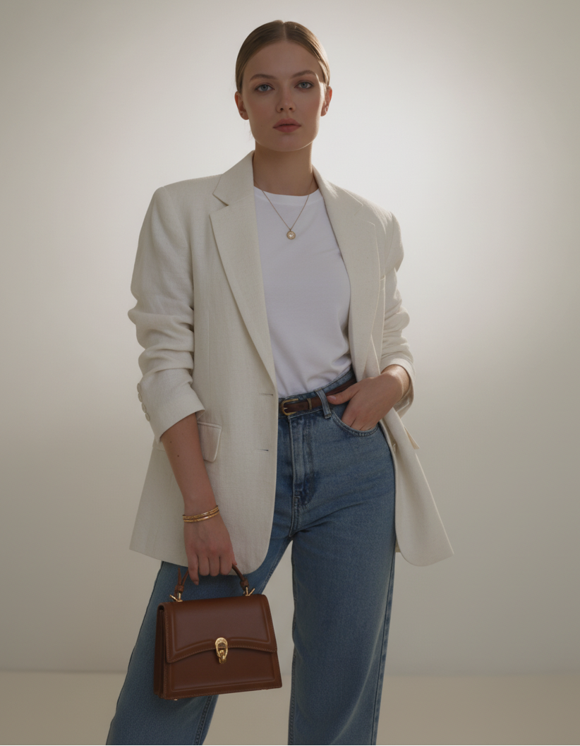 Classic Chic Lapel Blazer