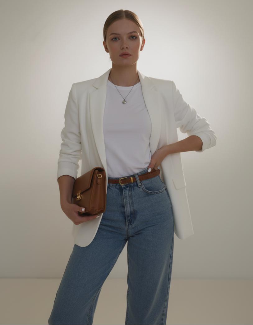 Classic Chic Lapel Blazer