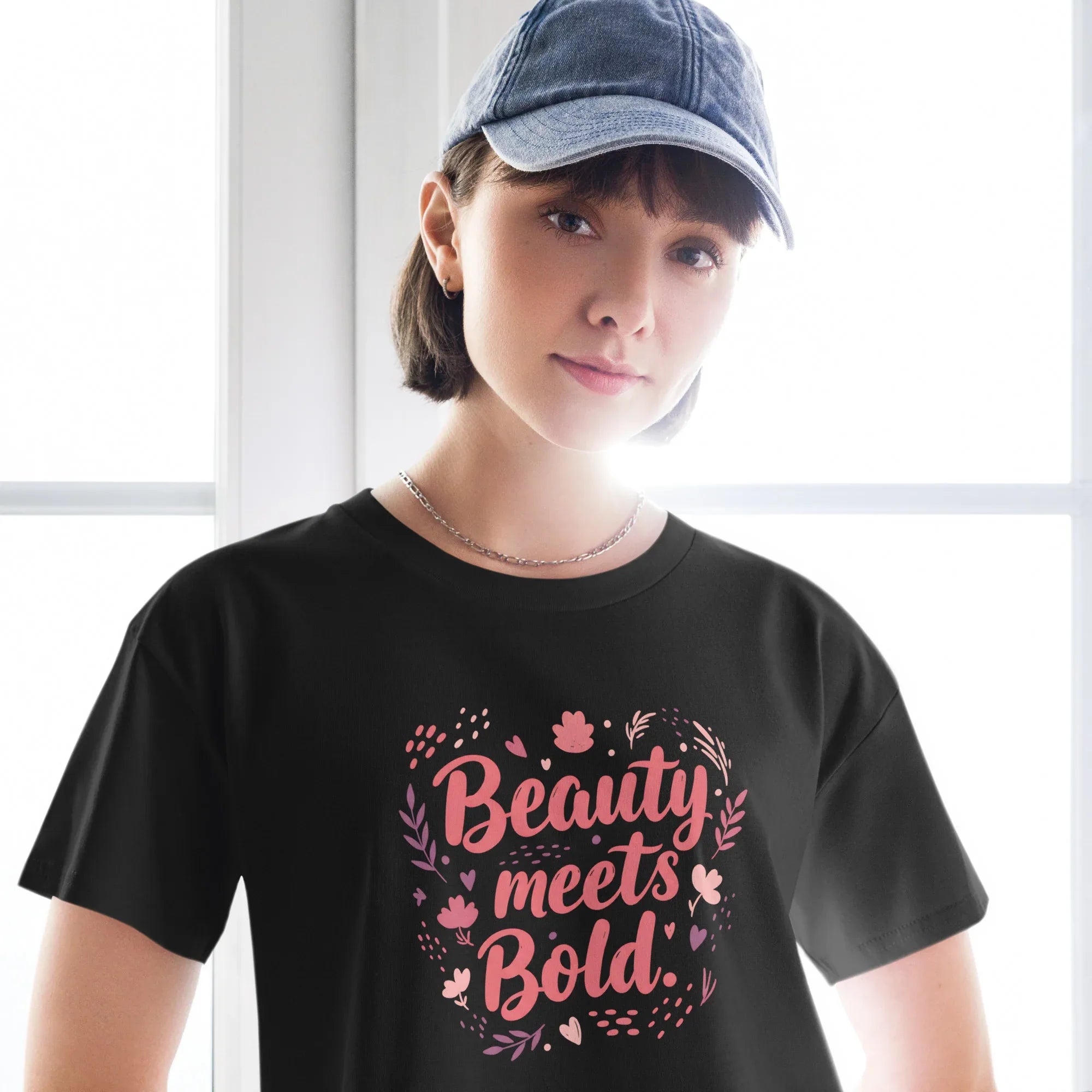 Women’s Crop Top | Beauty Meets Bold Crop Tops AwRans Clothing womens-crop-top-black-front-67c0cc0aa614d
