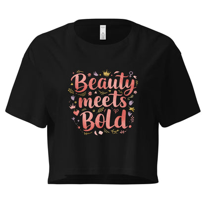 Women’s Crop Top | Beauty Meets Bold - AwRans Clothing