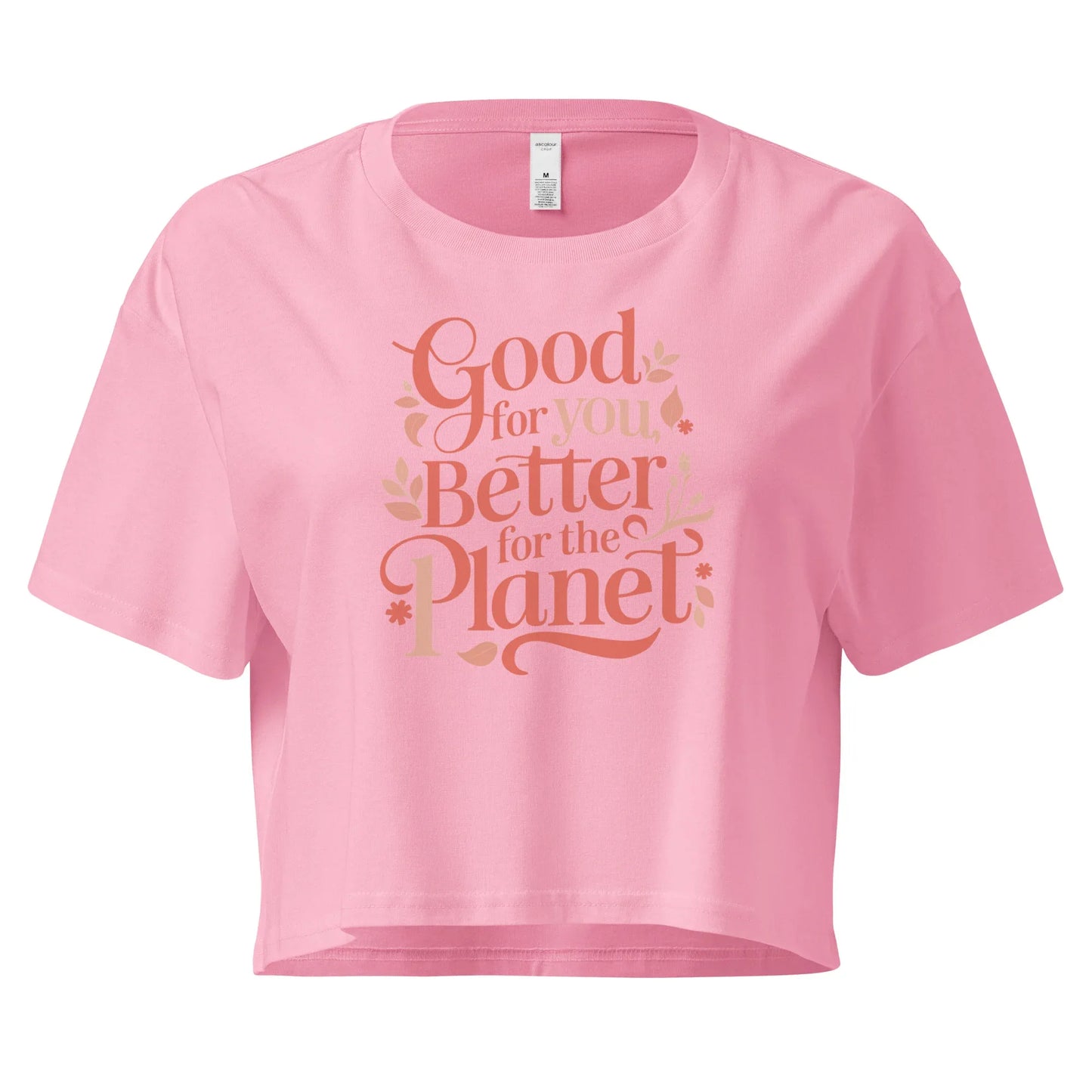 Women’s Crop Top | Good For You,Better For The Planet - AwRans Clothing