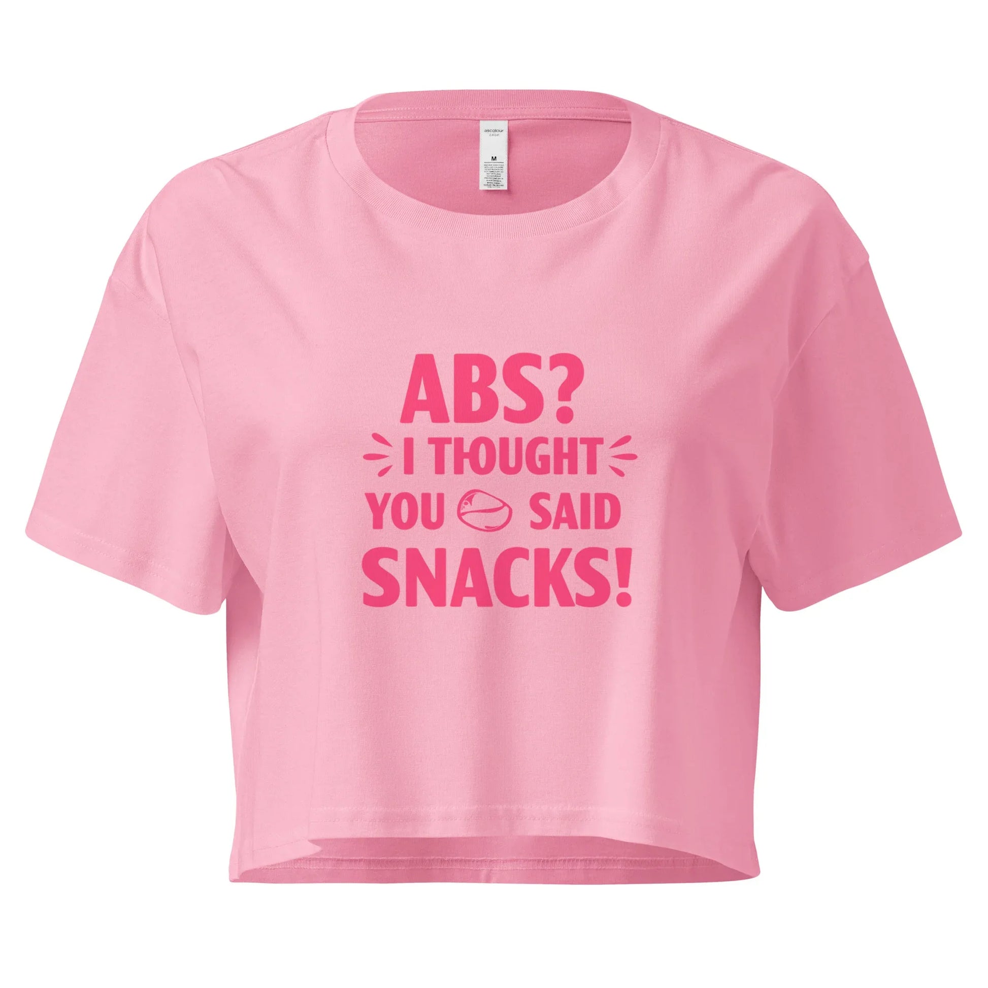 Women’s Crop Top | ABS? I Thought You Said Snacks! - AwRans Clothing