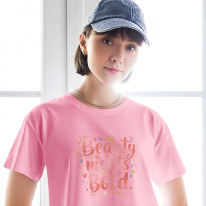 Women’s Crop Top | Beauty Meets Bold - AwRans Clothing