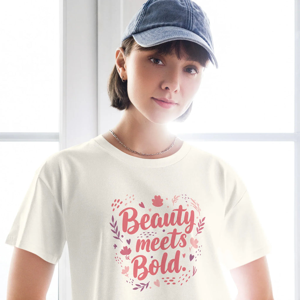 Women’s Crop Top | Beauty Meets Bold Crop Tops AwRans Clothing womens-crop-top-ecru-front-67c0cc0aaf69f