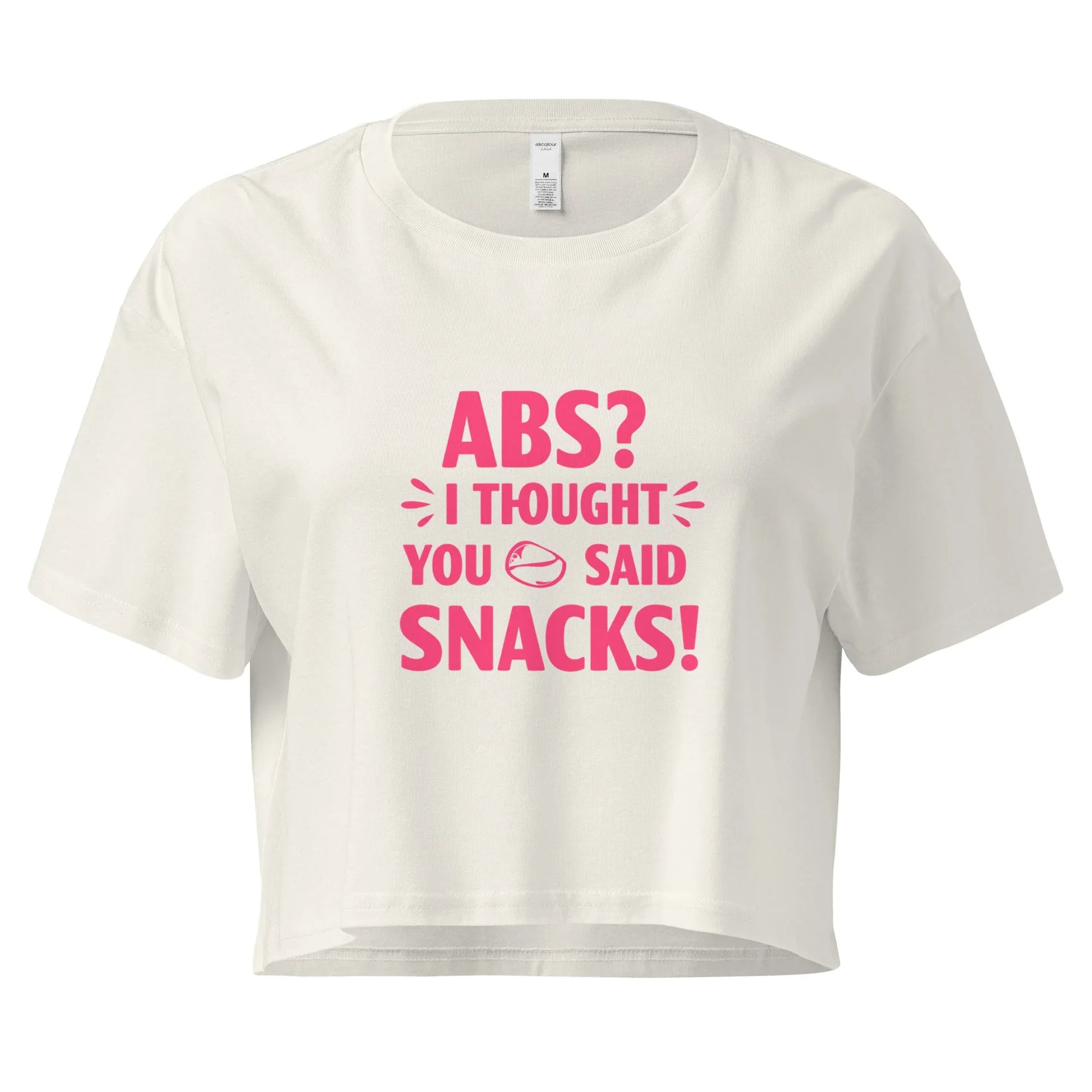 Women’s Crop Top | ABS? I Thought You Said Snacks! - AwRans Clothing