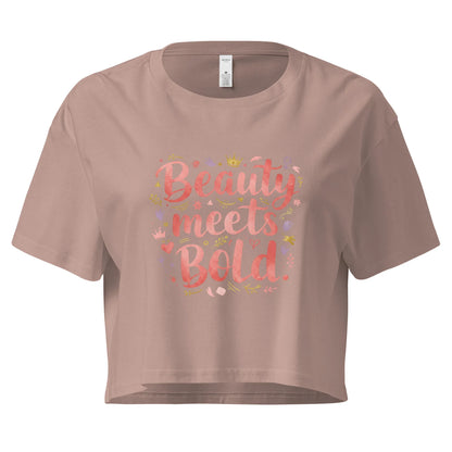 Women’s Crop Top | Beauty Meets Bold - AwRans Clothing