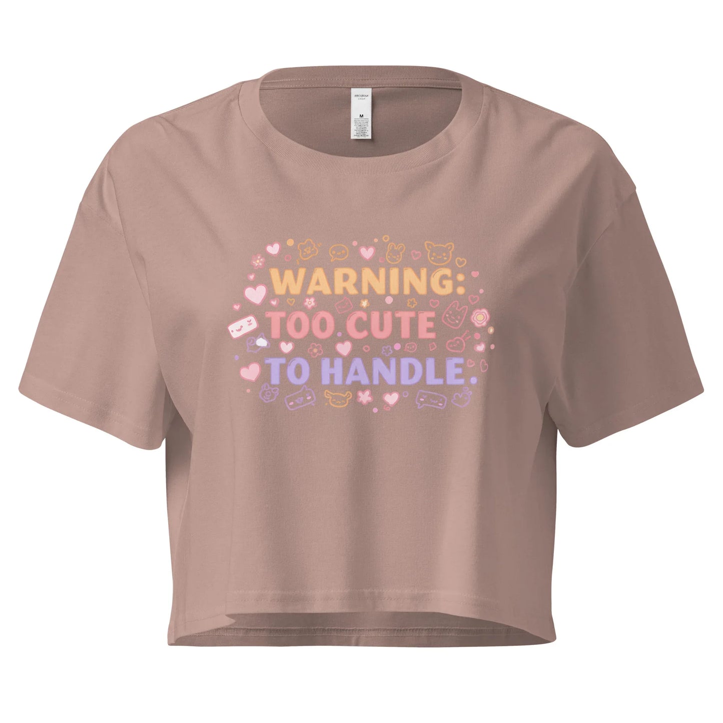 Women’s Crop Top | Warning: Too Cute To Handle - AwRans Clothing