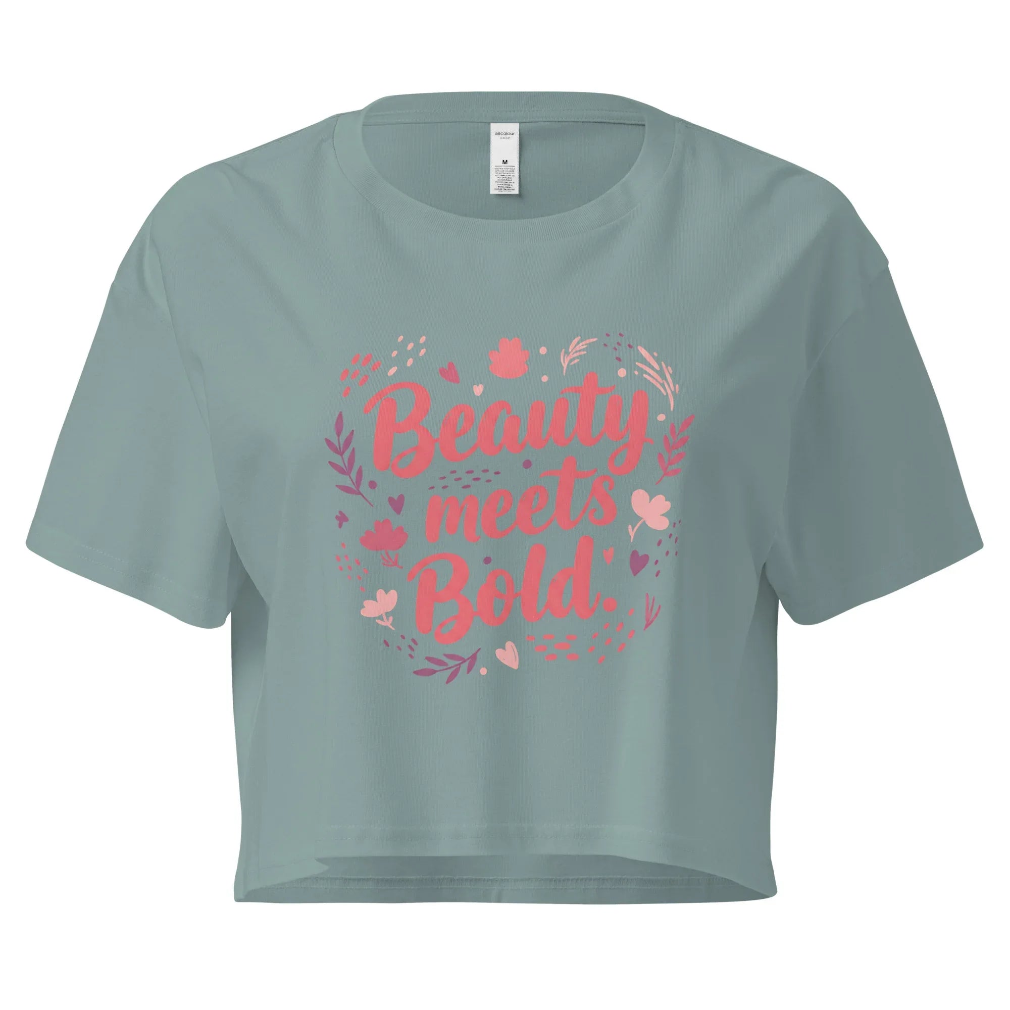 Women’s Crop Top | Beauty Meets Bold Mineral Crop Tops AwRans Clothing womens-crop-top-mineral-front-67c0cc0ab33c5