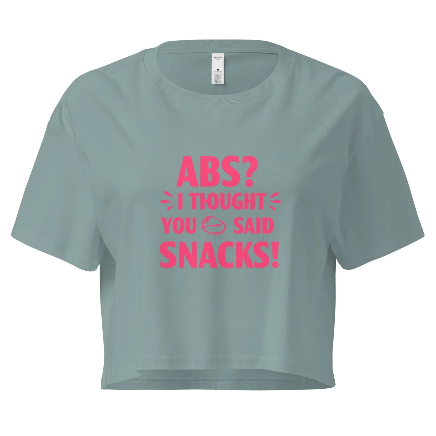 Women’s Crop Top | ABS? I Thought You Said Snacks! - AwRans Clothing