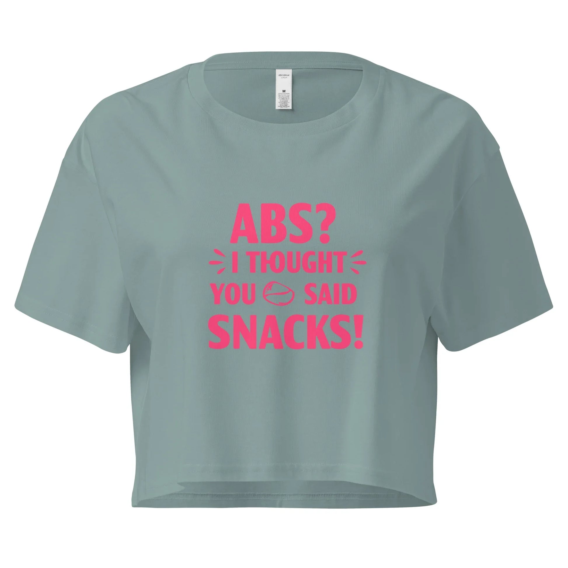 Women’s Crop Top | ABS? I Thought You Said Snacks! - AwRans Clothing