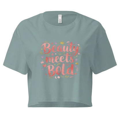 Women’s Crop Top | Beauty Meets Bold - AwRans Clothing