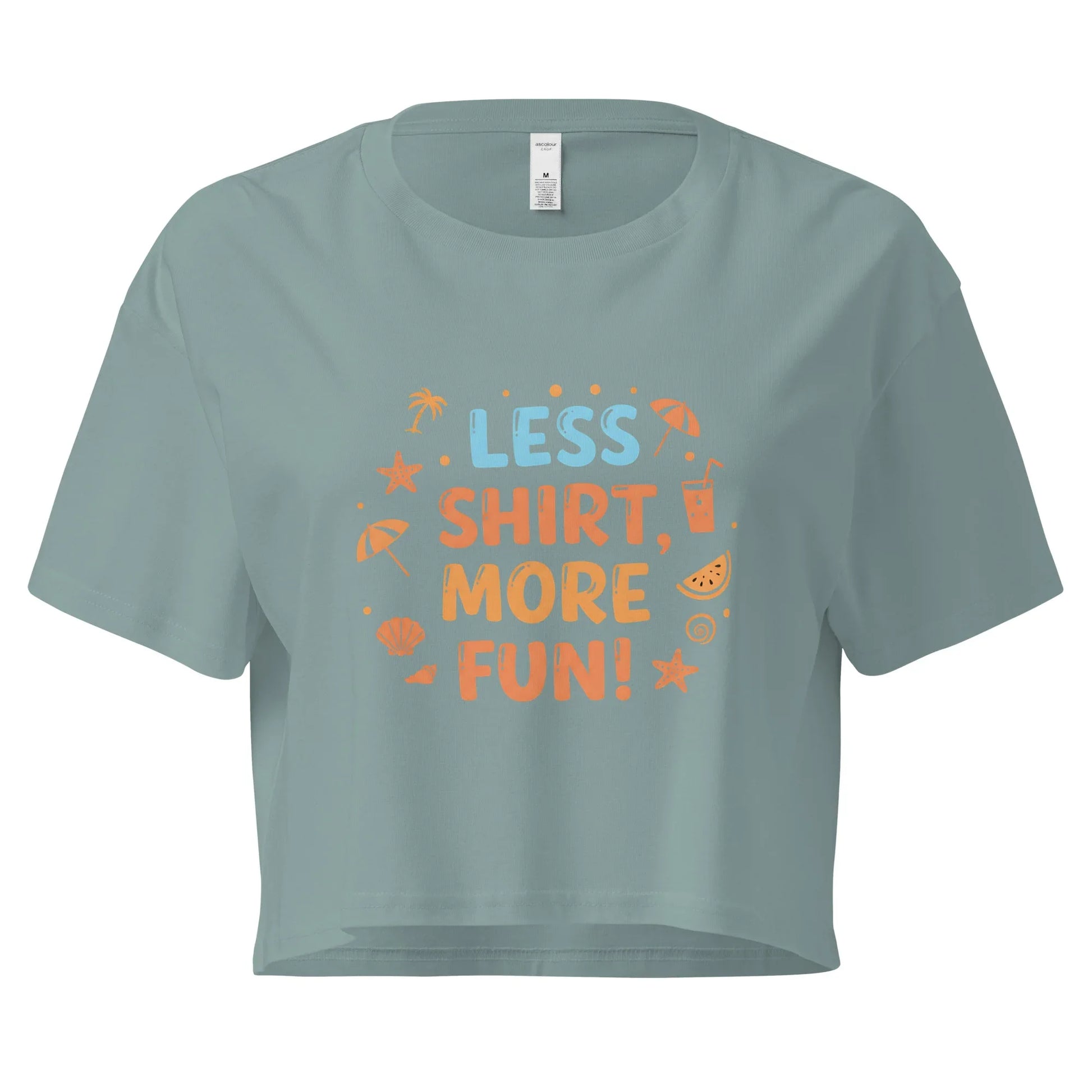 Women’s Crop Top | Less Shirt More Fun! - AwRans Clothing