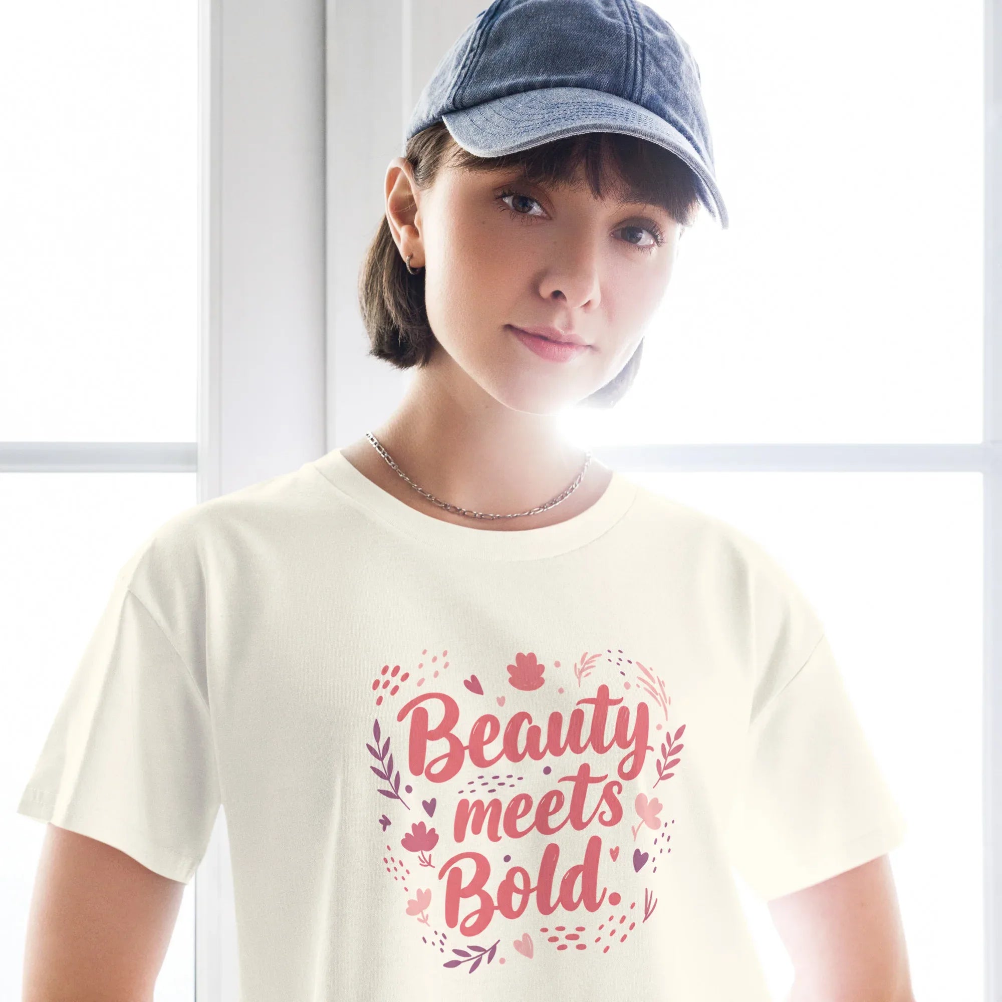 Women’s Crop Top | Beauty Meets Bold Crop Tops AwRans Clothing womens-crop-top-natural-front-67c0cc0aaeab6