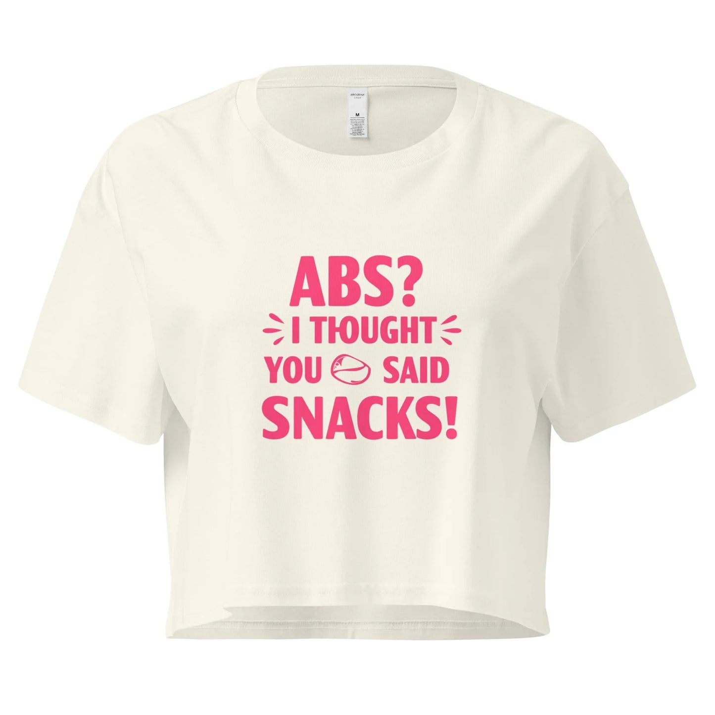 Women’s Crop Top | ABS? I Thought You Said Snacks! - AwRans Clothing