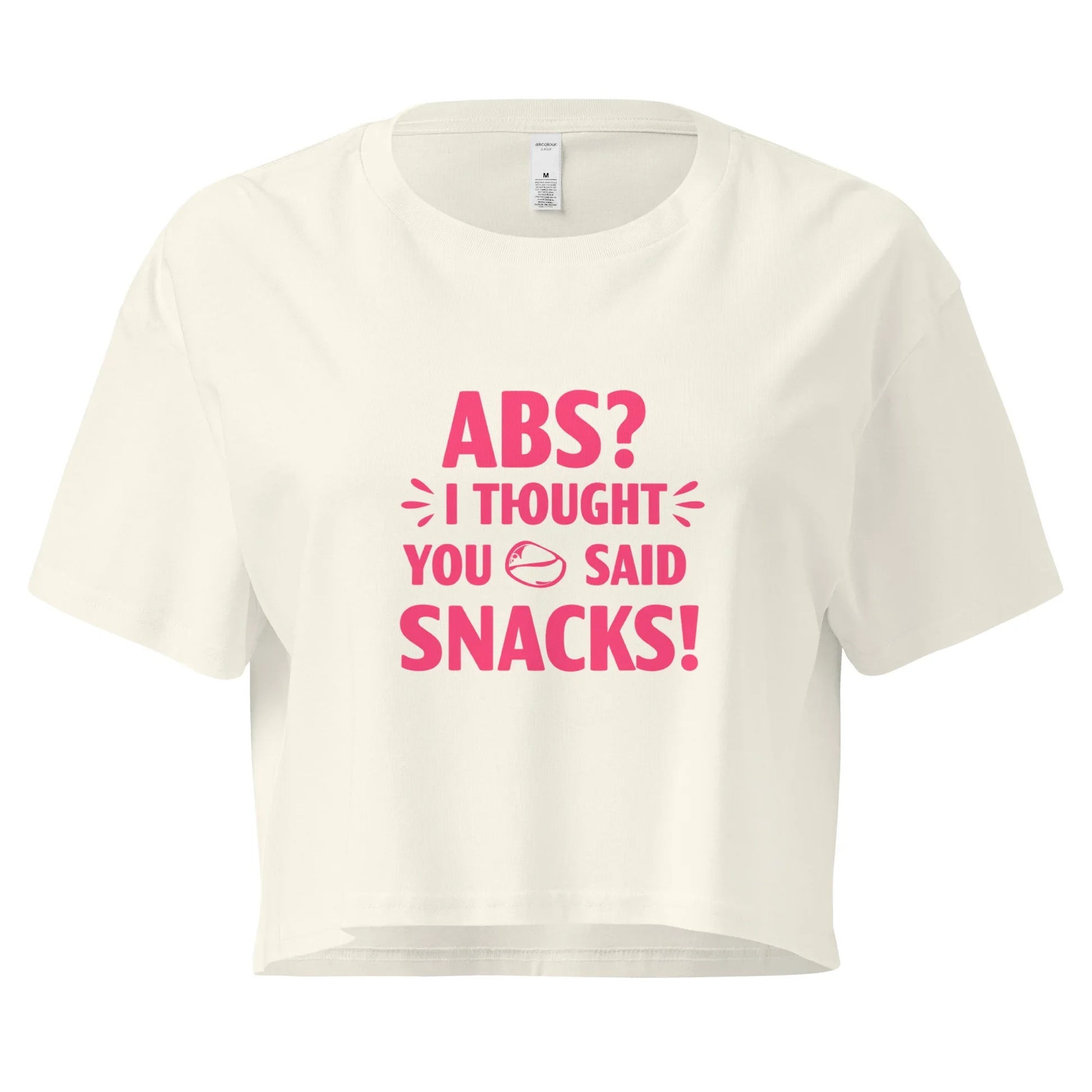 Women’s Crop Top | ABS? I Thought You Said Snacks! - AwRans Clothing