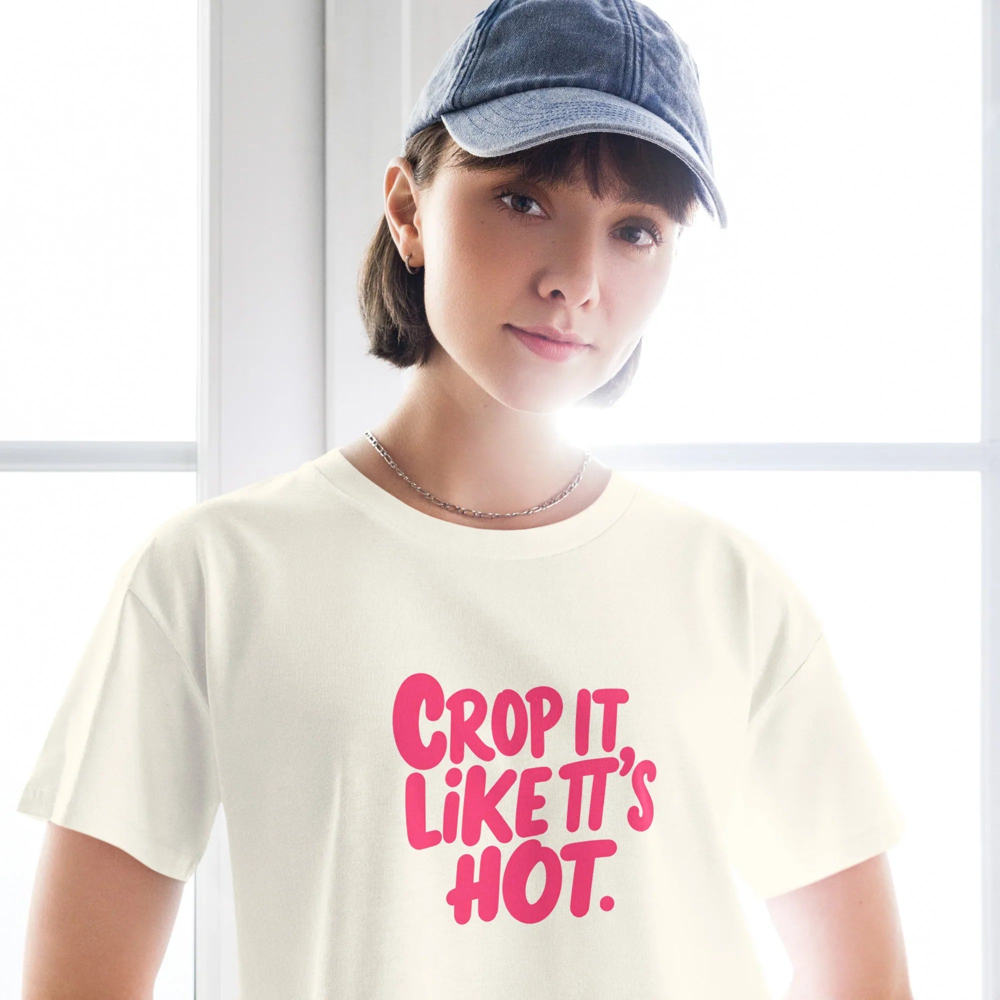 Women’s Crop Top | Crop It Like It's Hot. Crop Tops AwRans Clothing womens-crop-top-natural-front-67c0ce813fdef