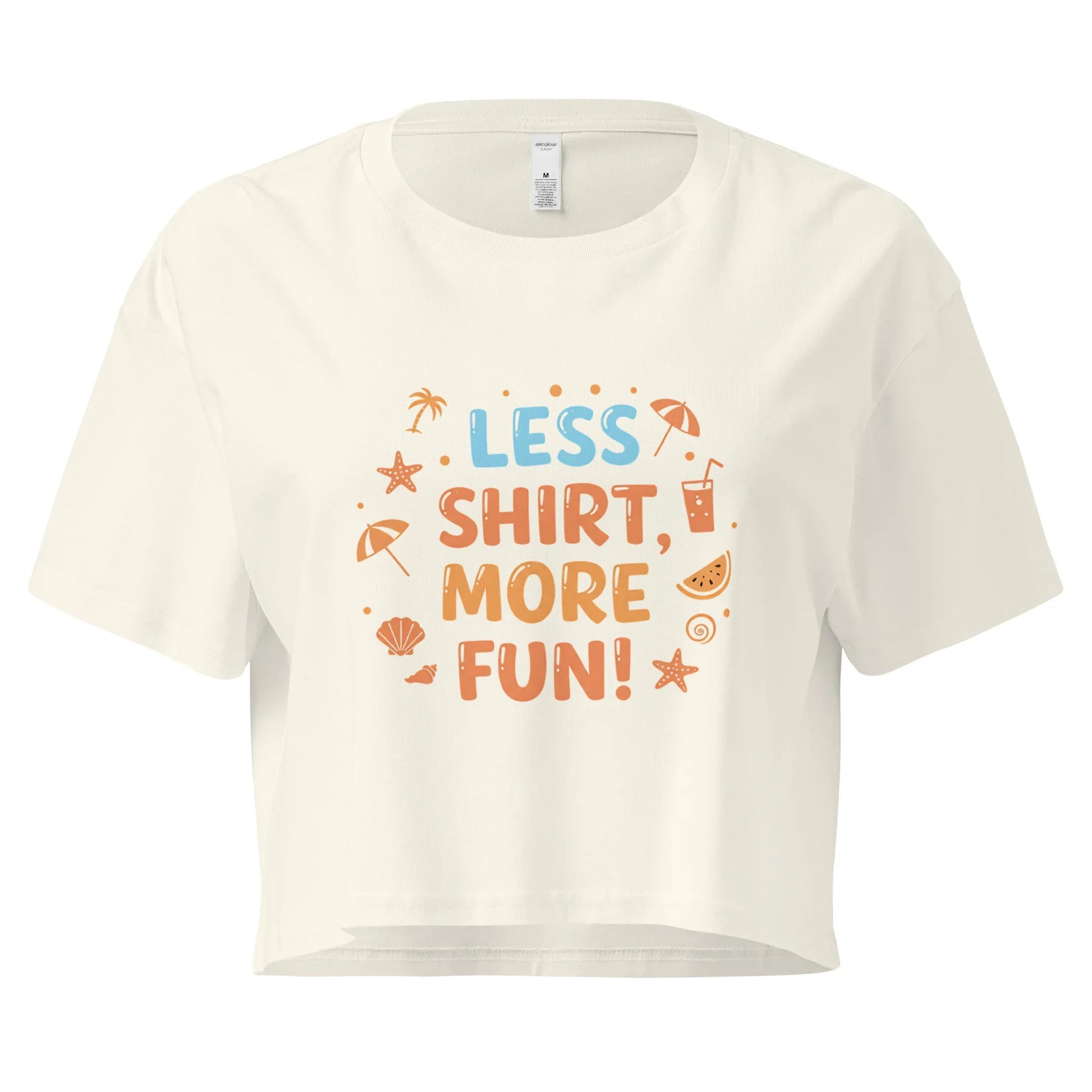 Women’s Crop Top | Less Shirt More Fun! - AwRans Clothing