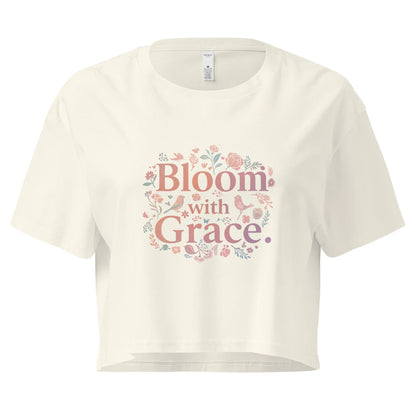 Women’s Crop Top | Bloom With Grace - AwRans Clothing