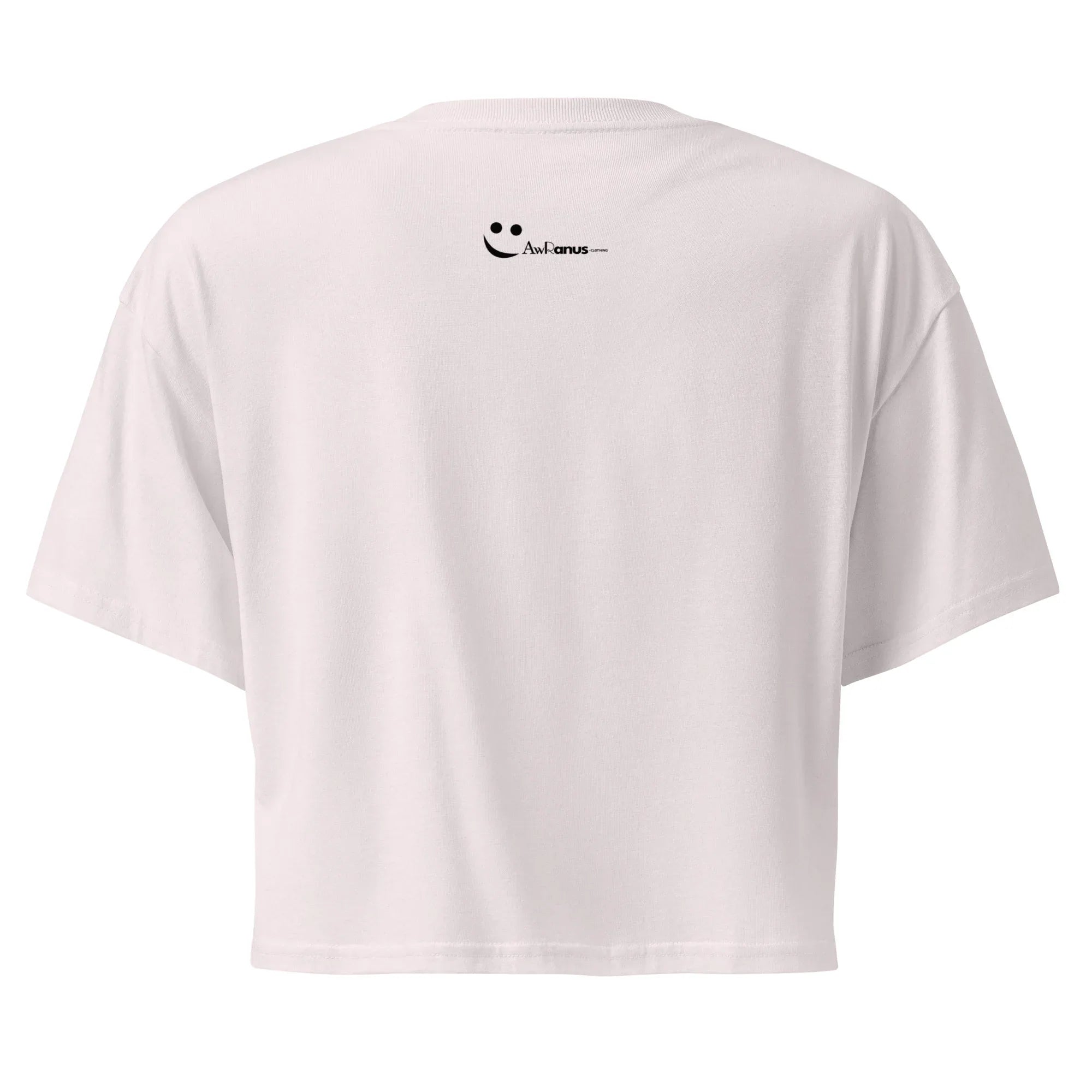 Women’s Crop Top | Warning: Too Cute To Handle Crop Tops AwRans Clothing womens-crop-top-orchid-back-67c0d7daa97c1