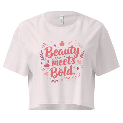Women’s Crop Top | Beauty Meets Bold - AwRans Clothing