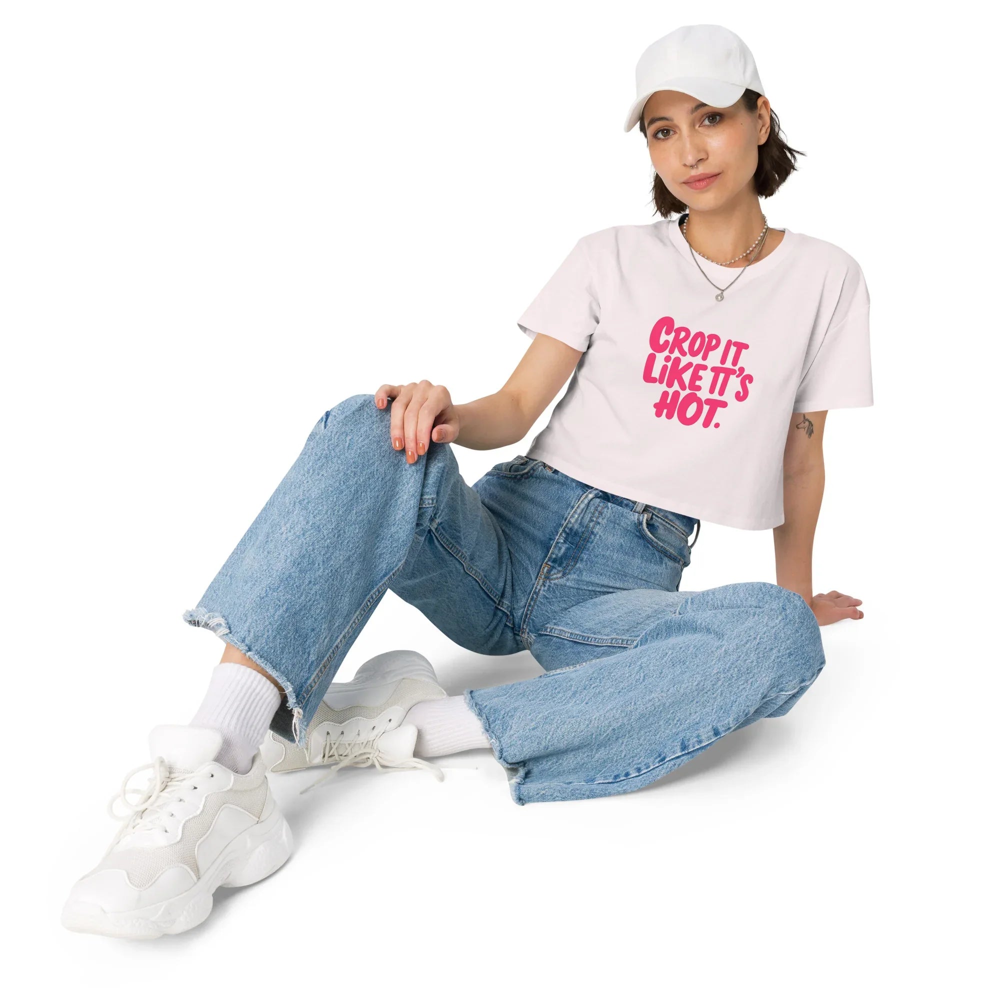 Women’s Crop Top | Crop It Like It's Hot. Crop Tops AwRans Clothing womens-crop-top-orchid-front-67c0ce813cce1