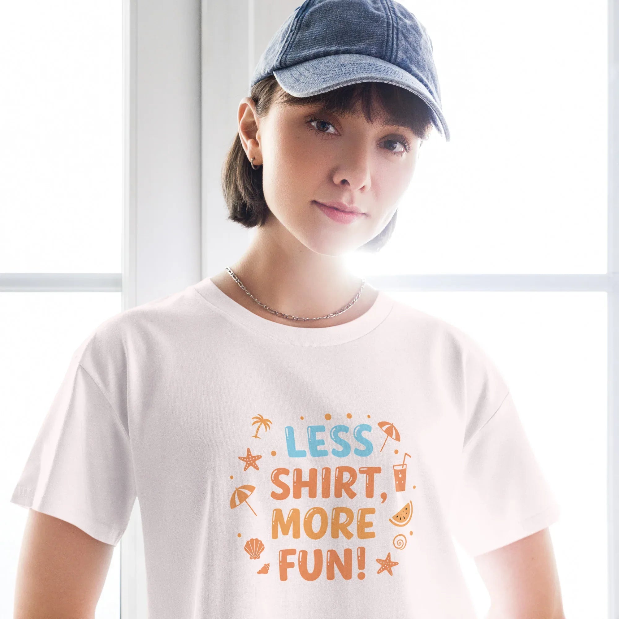 Women’s Crop Top | Less Shirt More Fun! Crop Tops AwRans Clothing womens-crop-top-orchid-front-67c0d241ded3e