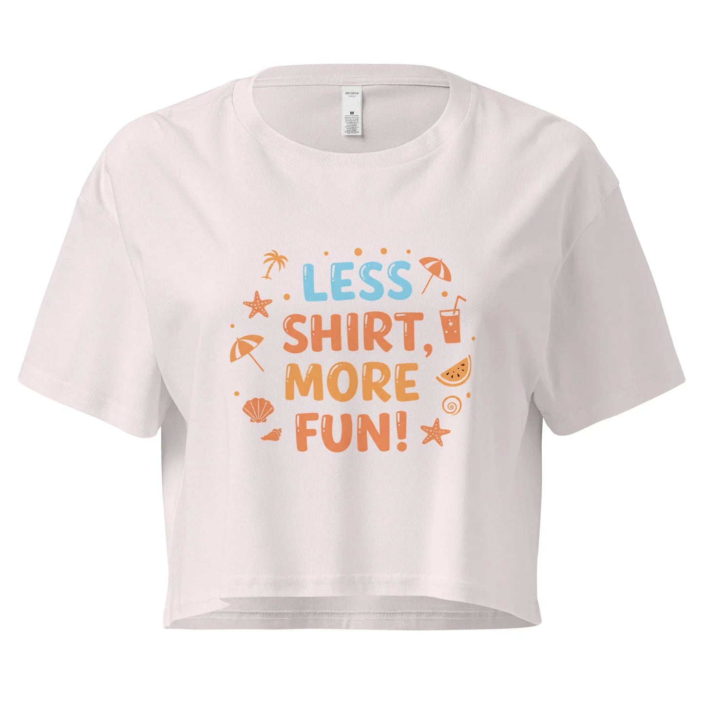 Women’s Crop Top | Less Shirt More Fun! - AwRans Clothing