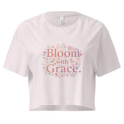 Women’s Crop Top | Bloom With Grace - AwRans Clothing