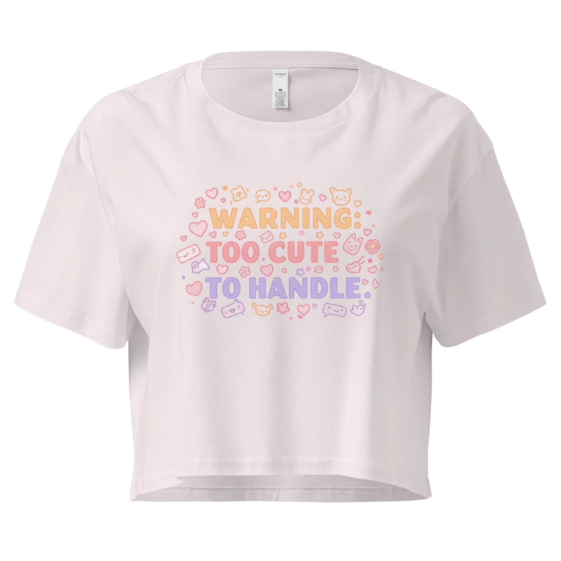 Women’s Crop Top | Warning: Too Cute To Handle - AwRans Clothing