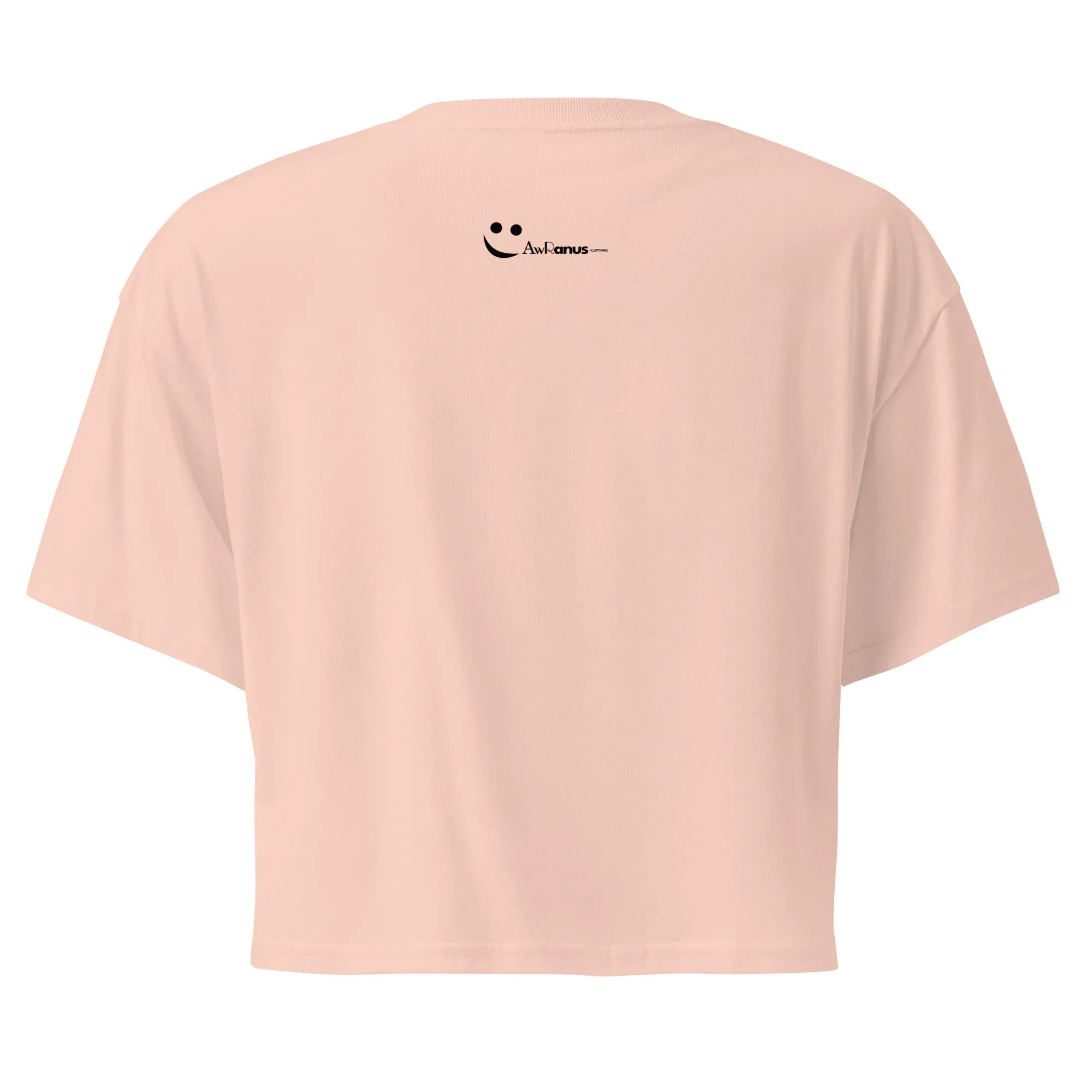 Women’s Crop Top | Bloom With Grace Crop Tops AwRans Clothing womens-crop-top-pale-pink-back-67c0d57f9fd2e